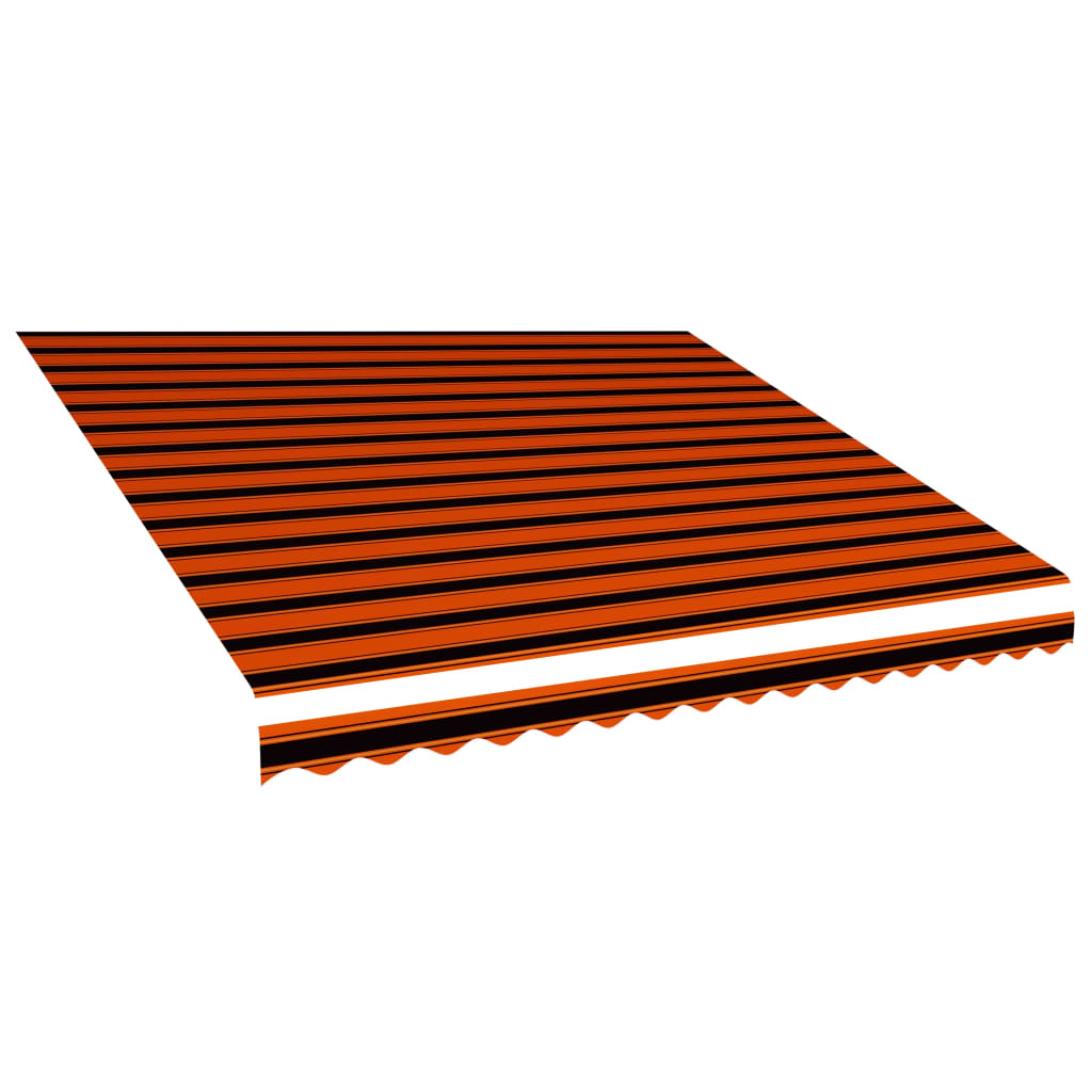 vidaXL Markiseduk oransje og brun 450x300 cm