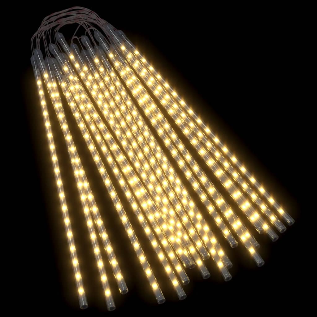 vidaXL 20stk Meteorlys 50 cm varmhvite 720 LED innendørs og utendørs