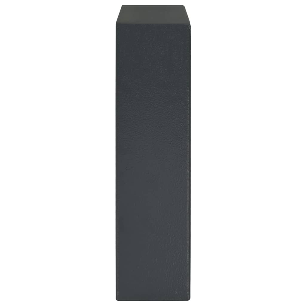 vidaXL Nøkkelsafe mørkegrå 30x10x36,5 cm