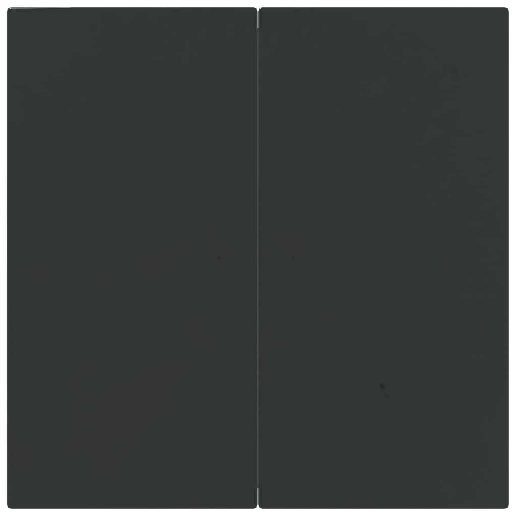 vidaXL Hagespisegruppe 5 deler grå og svart polyrotting og stål