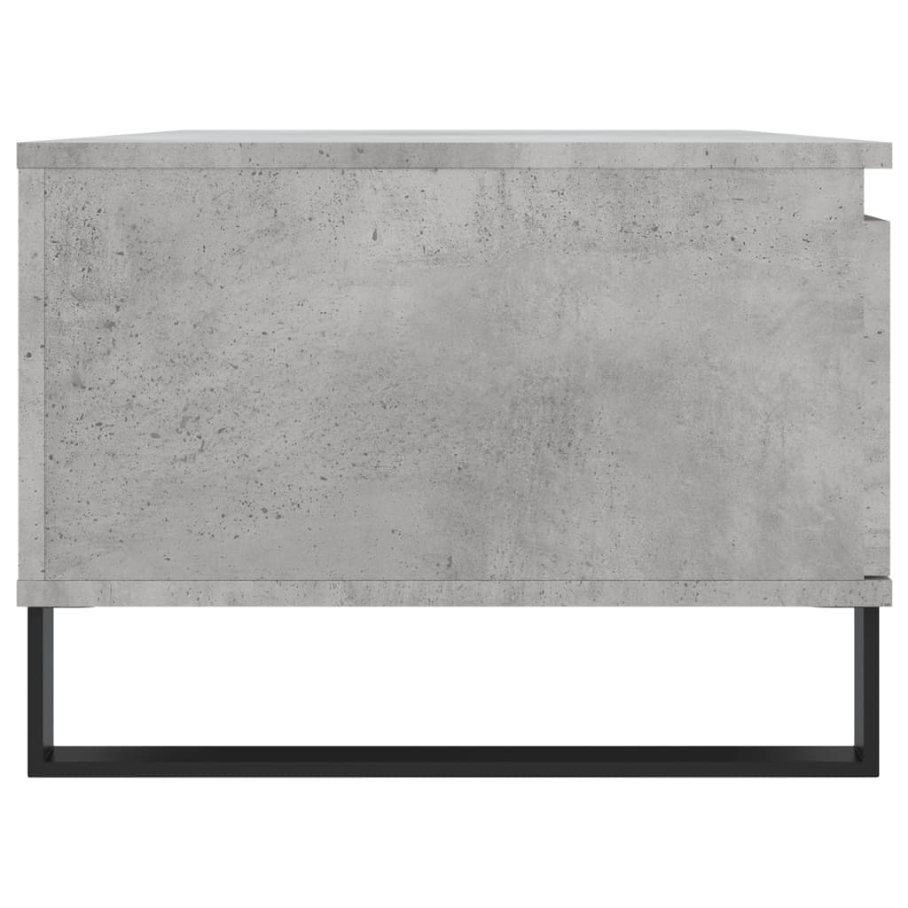 vidaXL Salongbord betonggrå 90x50x36,5 cm konstruert tre