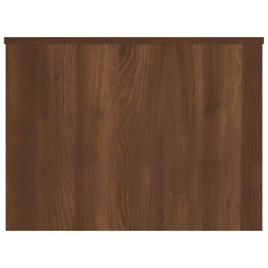 vidaXL Salongbord brun eik 80x55,5x41,5 cm konstruert tre