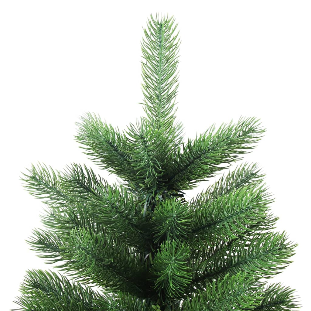 vidaXL Forhåndsbelyst kunstig juletre med kulesett 90 cm grønn