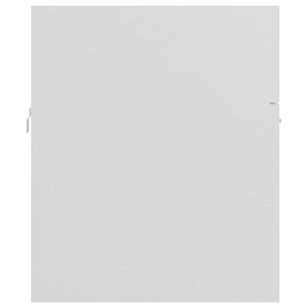 vidaXL Servantskap hvit 80x38,5x46 cm sponplate