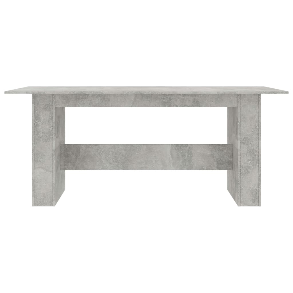 vidaXL Spisebord betonggrå 180x90x76 cm konstruert tre