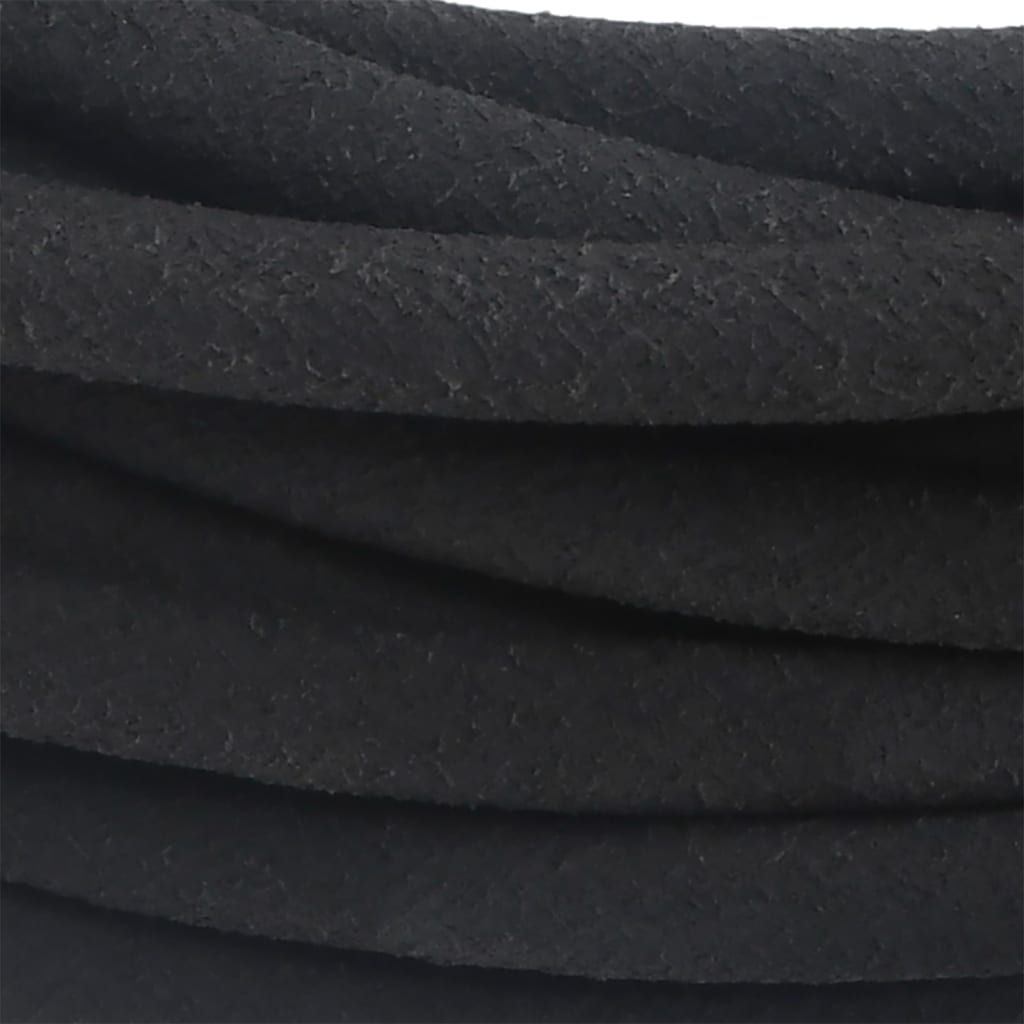 vidaXL Dryppslange svart 0,6" 10 m gummi