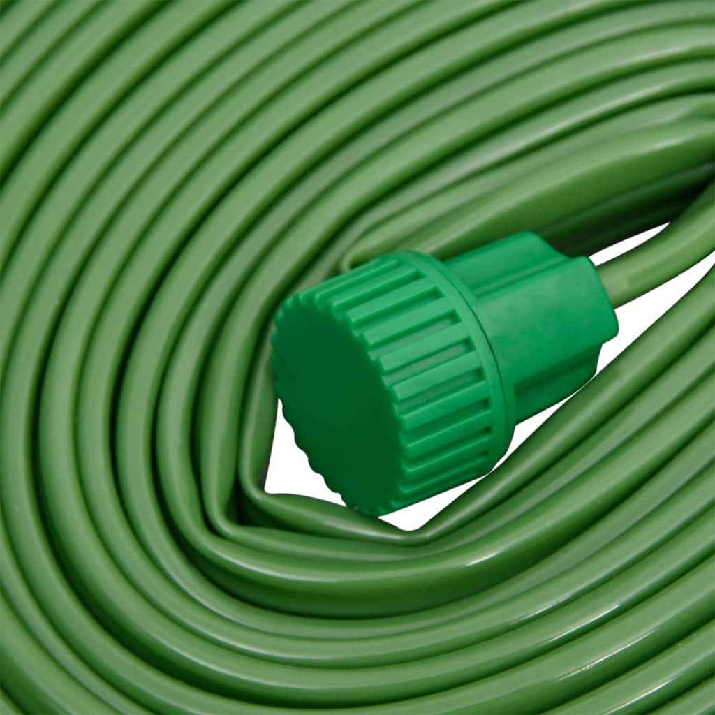 vidaXL 3-rørs sprinklerslange grønn 7,5 m PVC