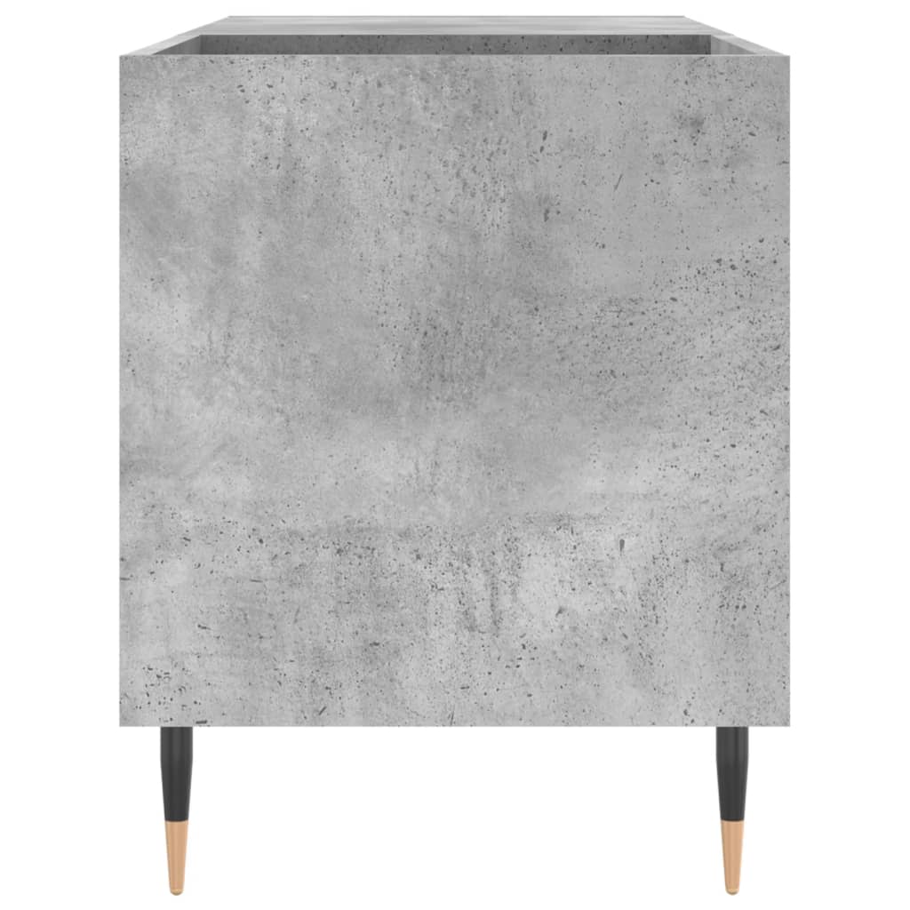 vidaXL Hifi-benk betonggrå 84,5x38x48 cm konstruert tre
