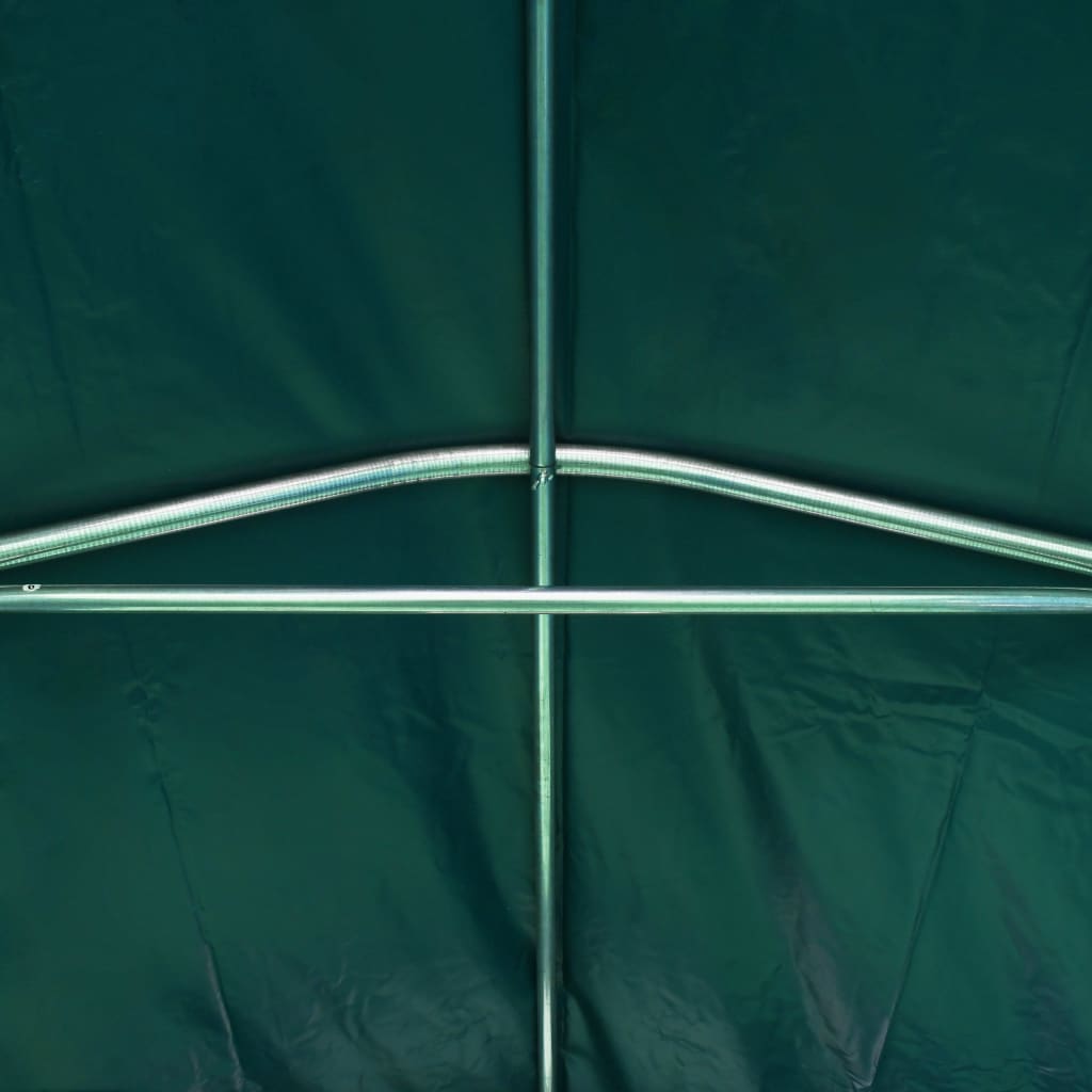 vidaXL Garasjetelt PVC 2,4x3,6 m grønn
