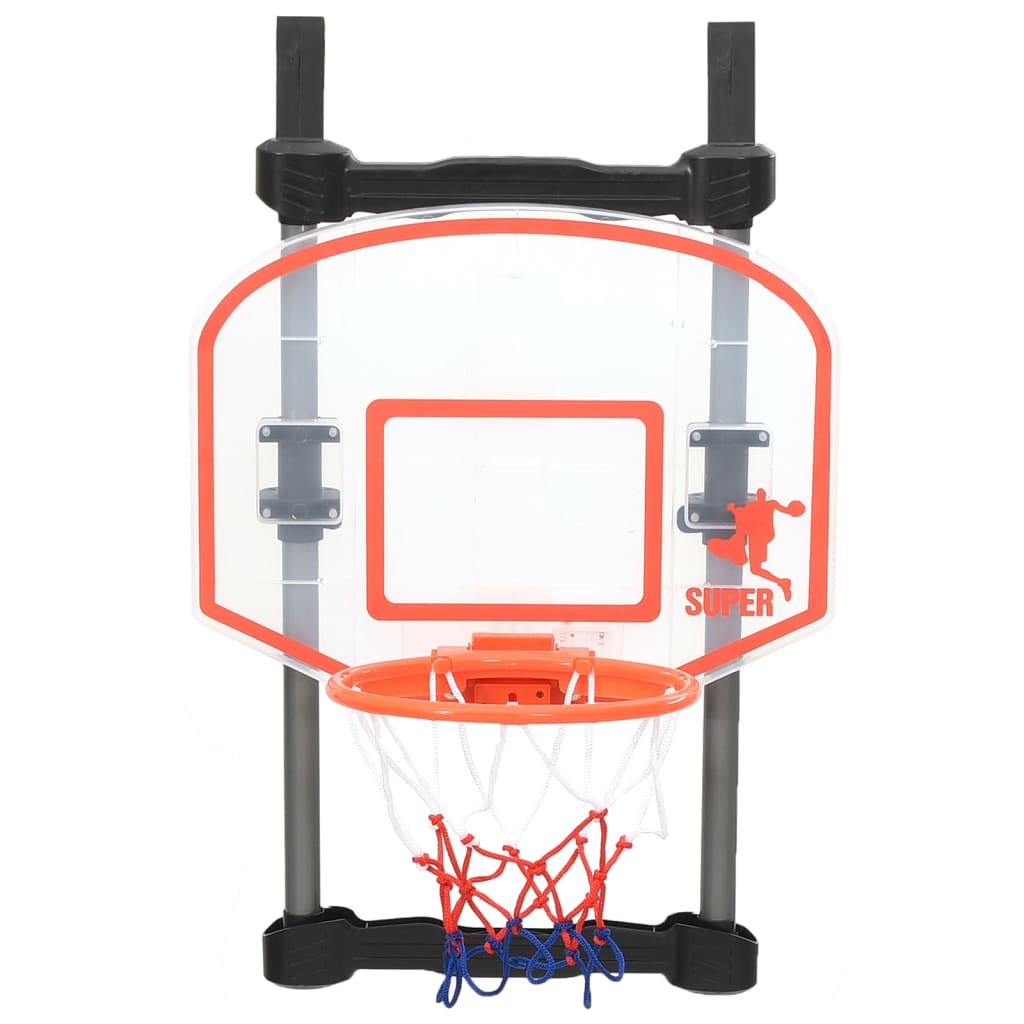 vidaXL Basketballsett for dør justerbart