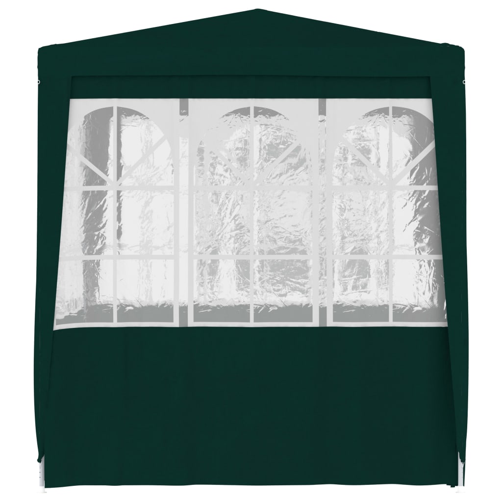 vidaXL Profesjonelt festtelt med sidevegger 2x2 m grønn 90 g/m²
