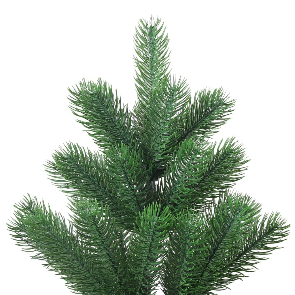 vidaXL Nordmann forhåndsbelyst kunstig juletre grønn 180 cm