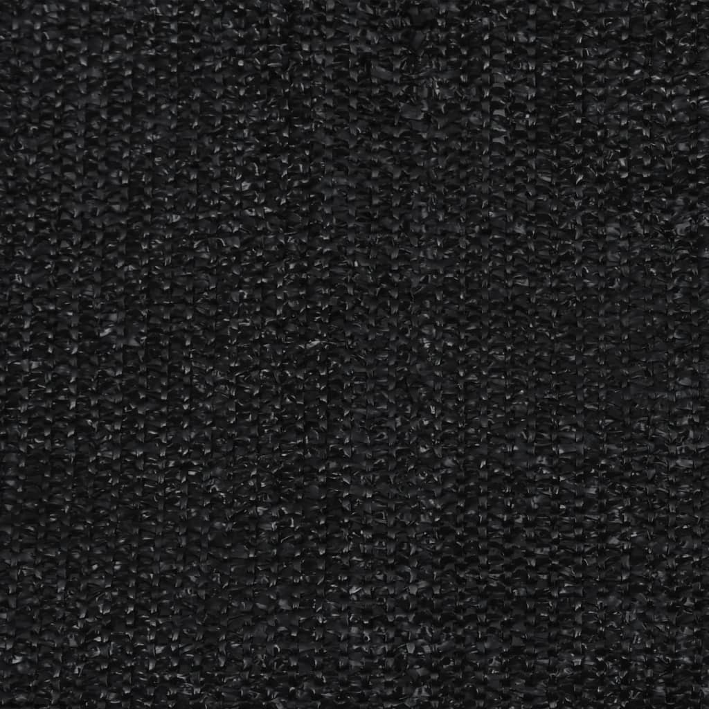 vidaXL Utendørs rullegardin 60x140 cm svart