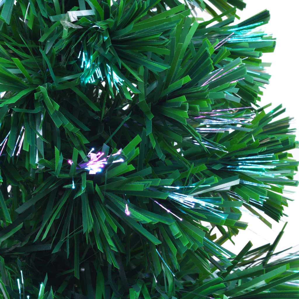 vidaXL Kunstig juletre fiberoptikk 64 cm grønn