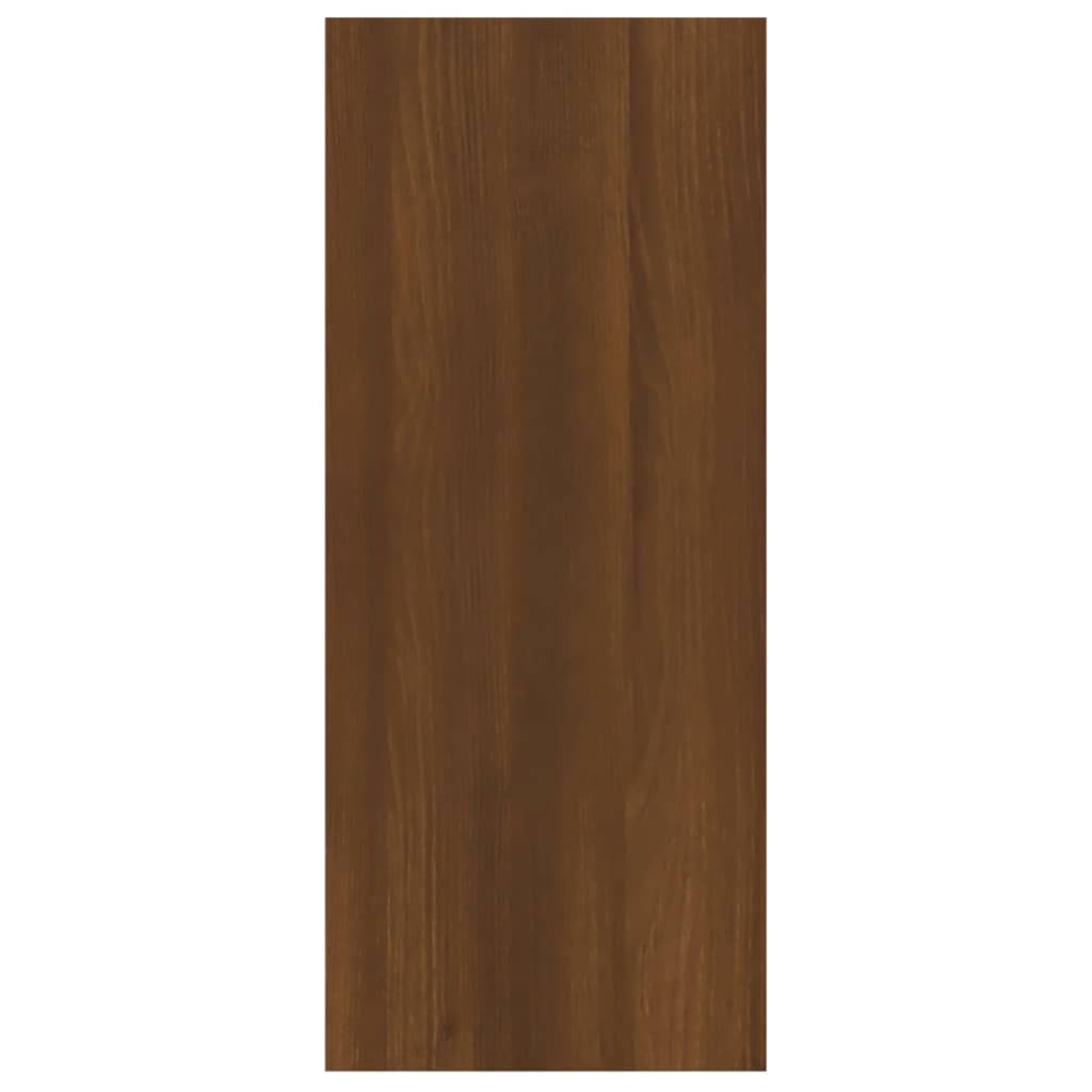 vidaXL Bokhylle/romdeler brun eik 60x30x72 cm