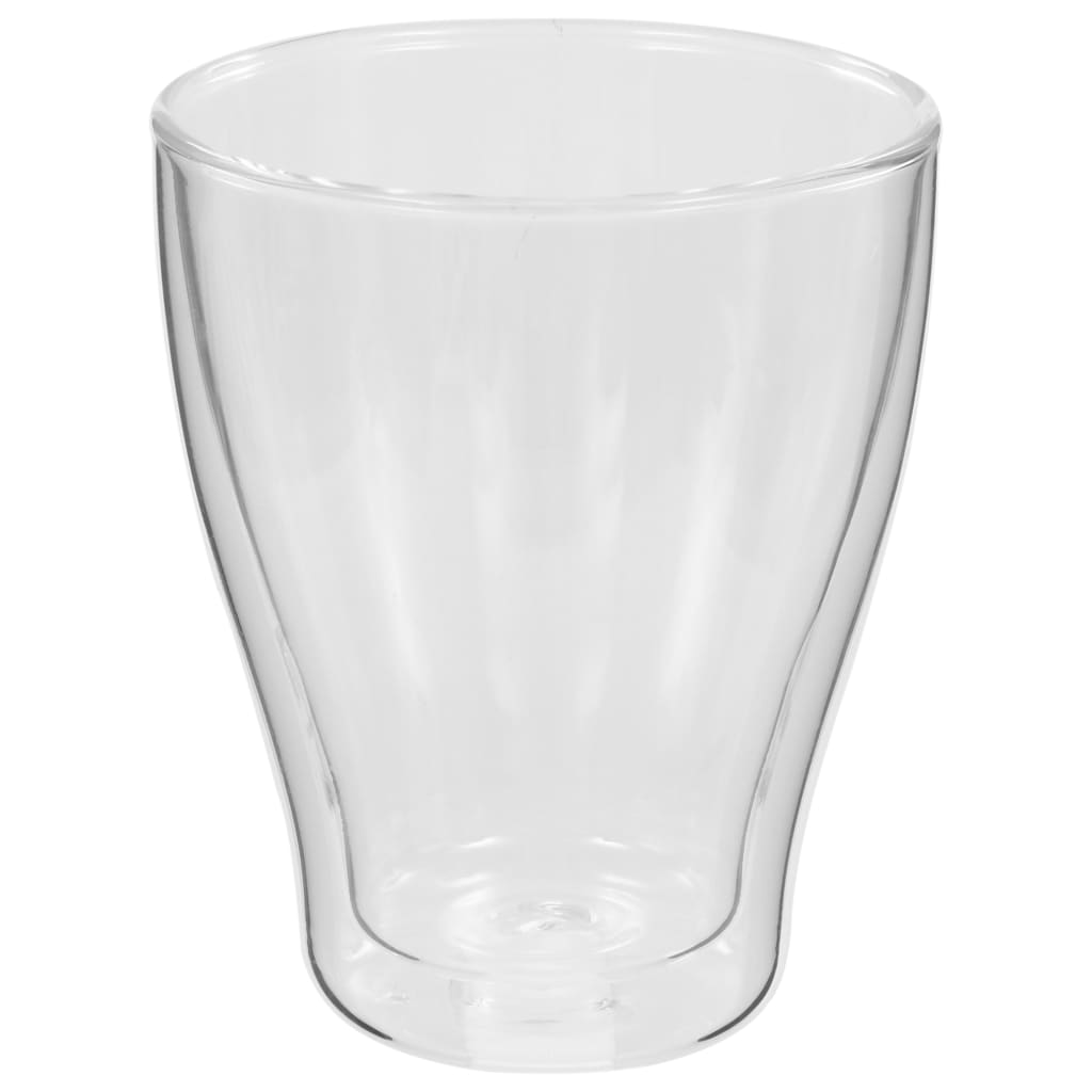 vidaXL Dobbeltveggede glass til Latte Macchiato 6 stk 370 ml