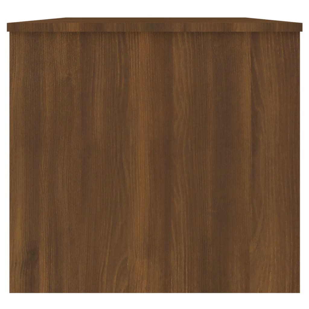 vidaXL Salongbord brun eik 102x50,5x46,5 cm konstruert tre