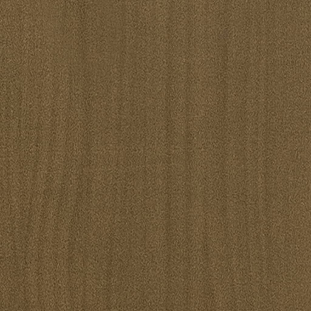 vidaXL Salongbord 50x50x33,5 cm heltre furu honningbrun