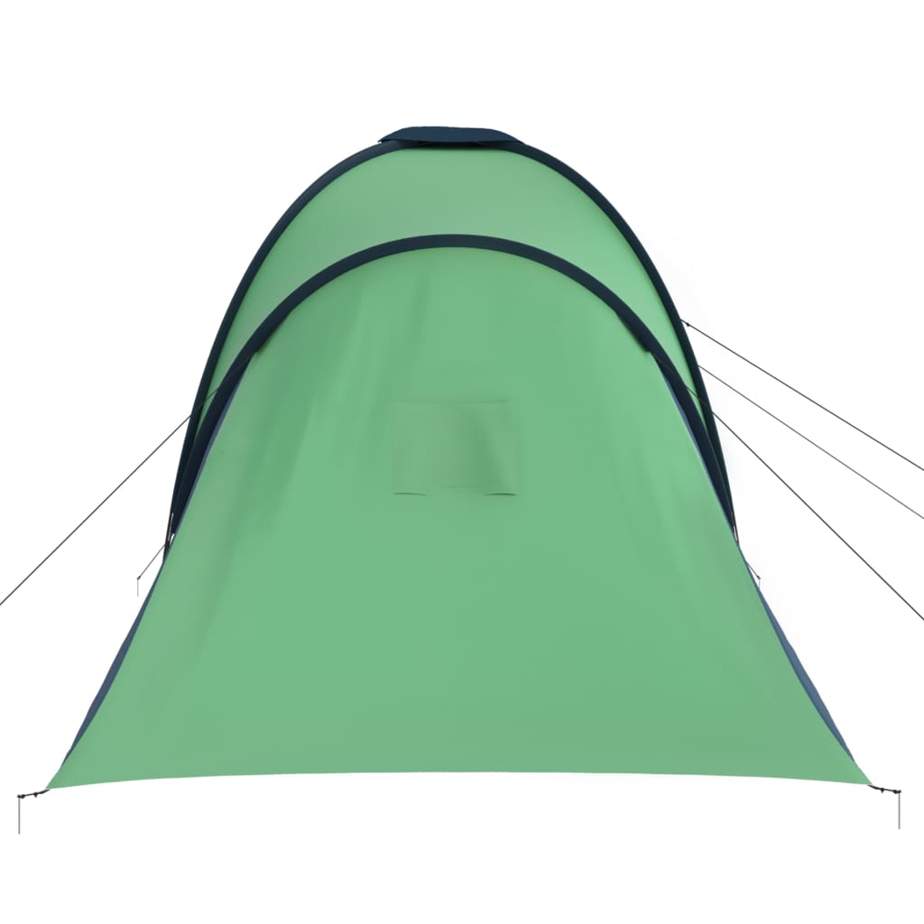 vidaXL Campingtelt 6 personer blå og grønn
