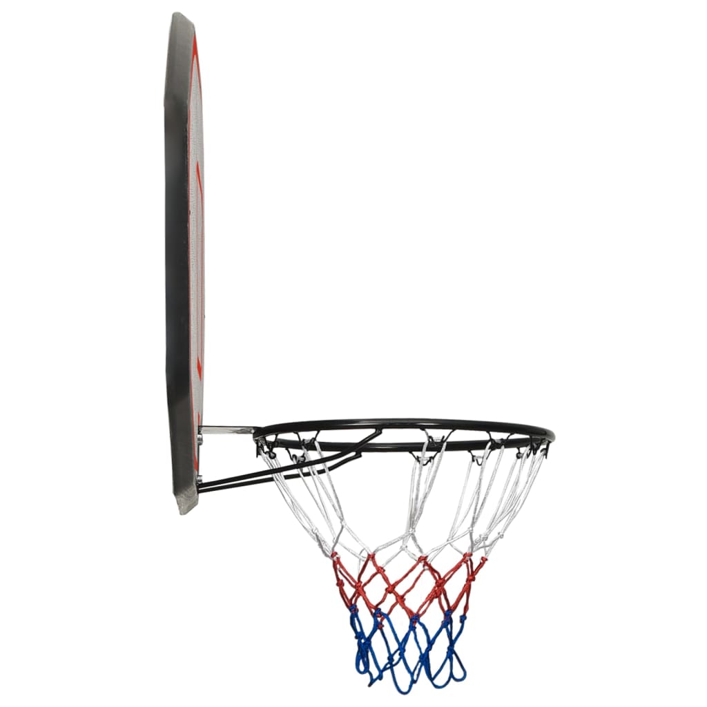vidaXL Basketballplate svart 109x71x3 cm polyeten