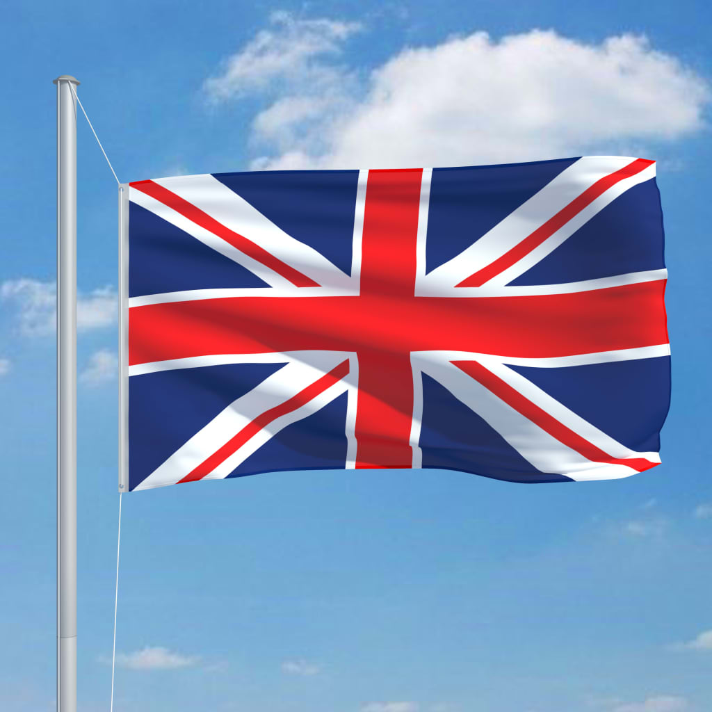 vidaXL Britisk flagg 90x150 cm