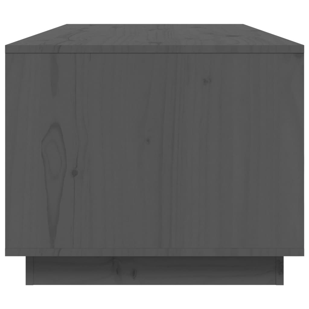 vidaXL Salongbord grå 100x50x41 cm heltre furu