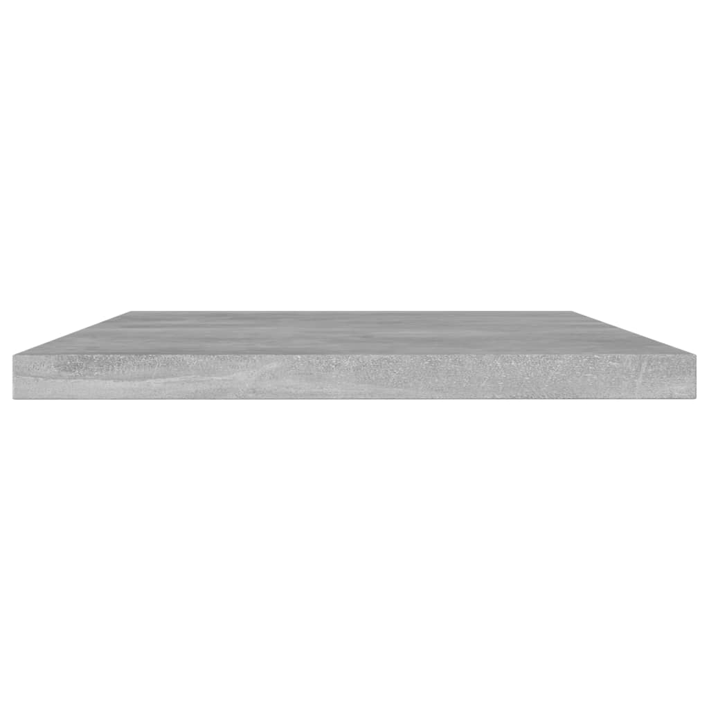 vidaXL Hylleplater 4 stk betonggrå 60x10x1,5 cm sponplate