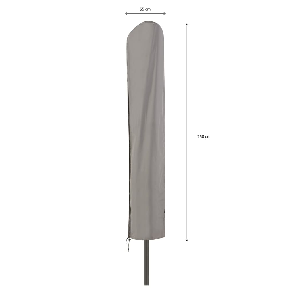 Madison Trekk til stående parasoll 55x250 cm grå