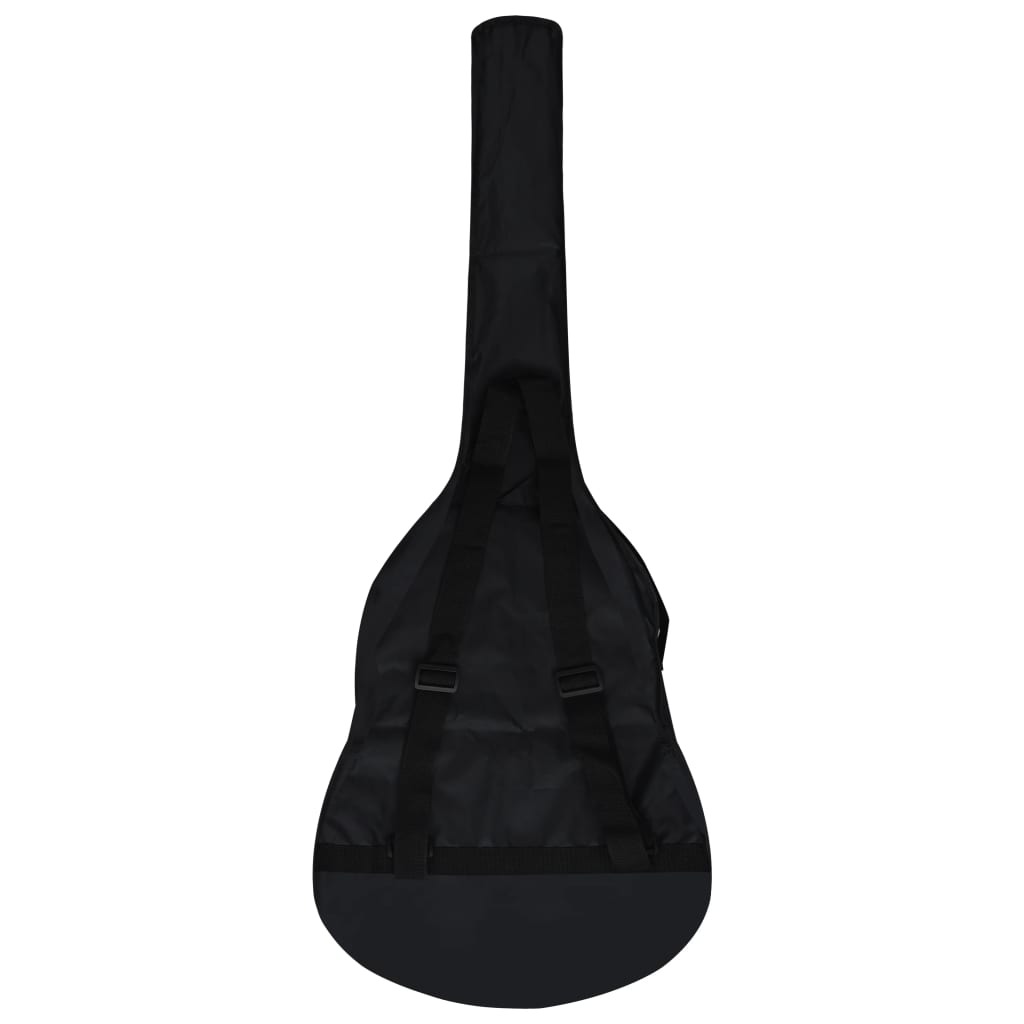 vidaXL Gitarveske for 1/2 klassisk gitar svart 94x35 cm stoff