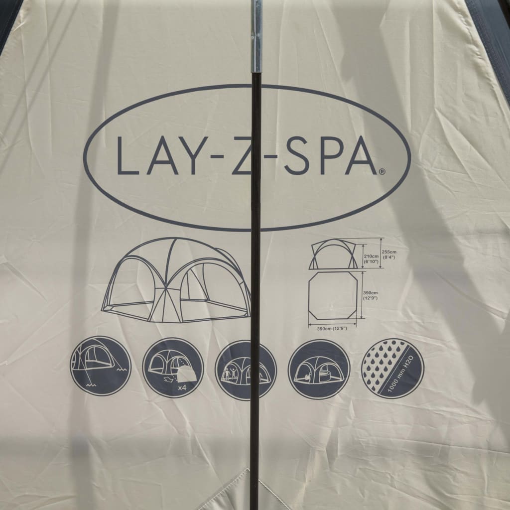 Bestway Lay-Z-Spa Kuppeltelt for boblebad 390x390x255 cm