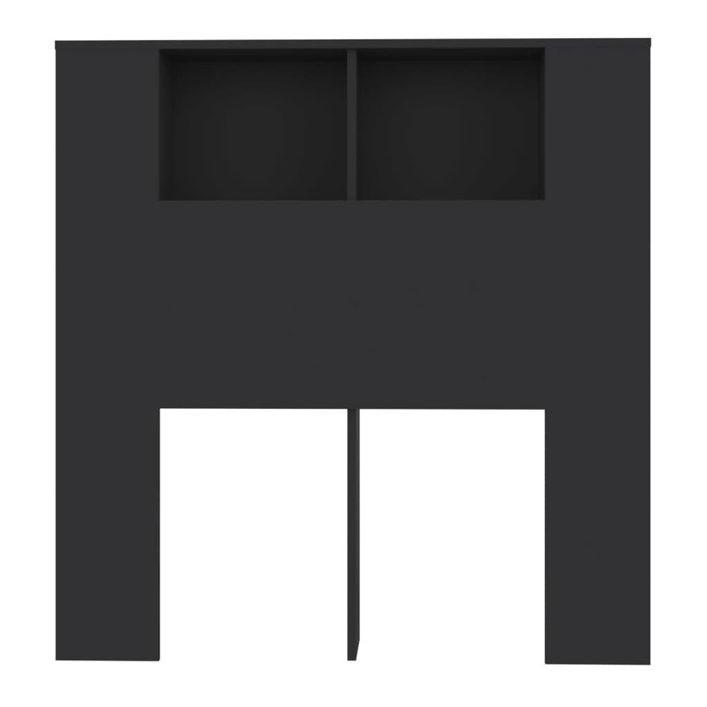 vidaXL Sengegavlskap svart 100x18,5x104,5 cm