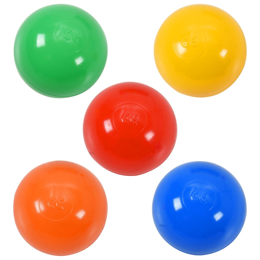 vidaXL Leketelt for barn med 250 baller flerfarget 338x123x111 cm