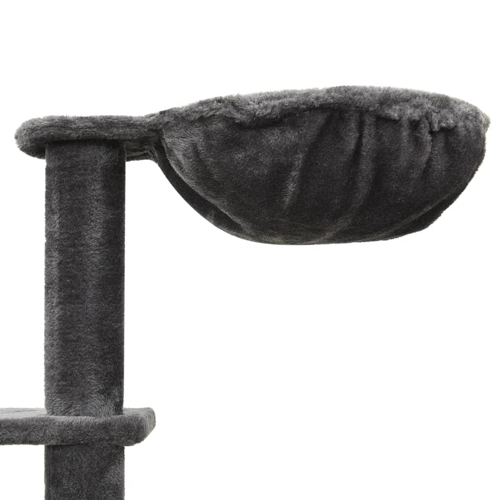 vidaXL Kloretre med sisalstolper mørkegrå 191 cm