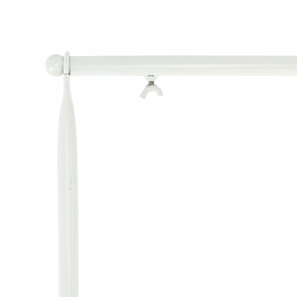 Esschert Design Dekorativ bordstang med klemme hvit