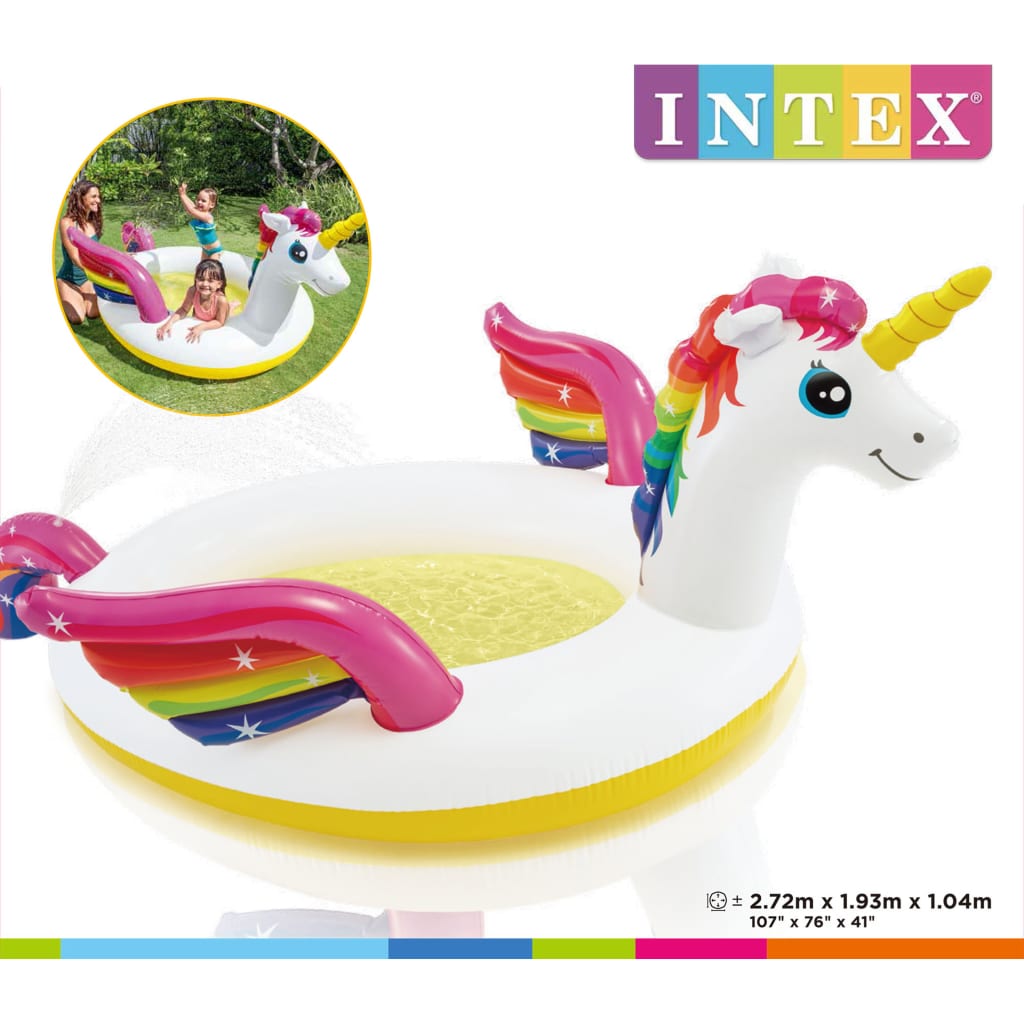 Intex Dusjbasseng Unicorn 272x193x104 cm