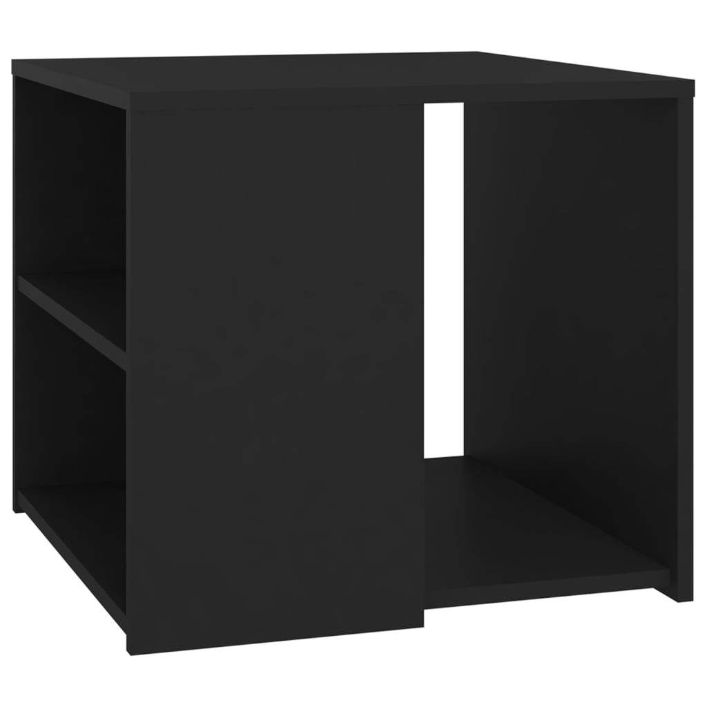 vidaXL Sidebord svart 50x50x45 cm sponplate