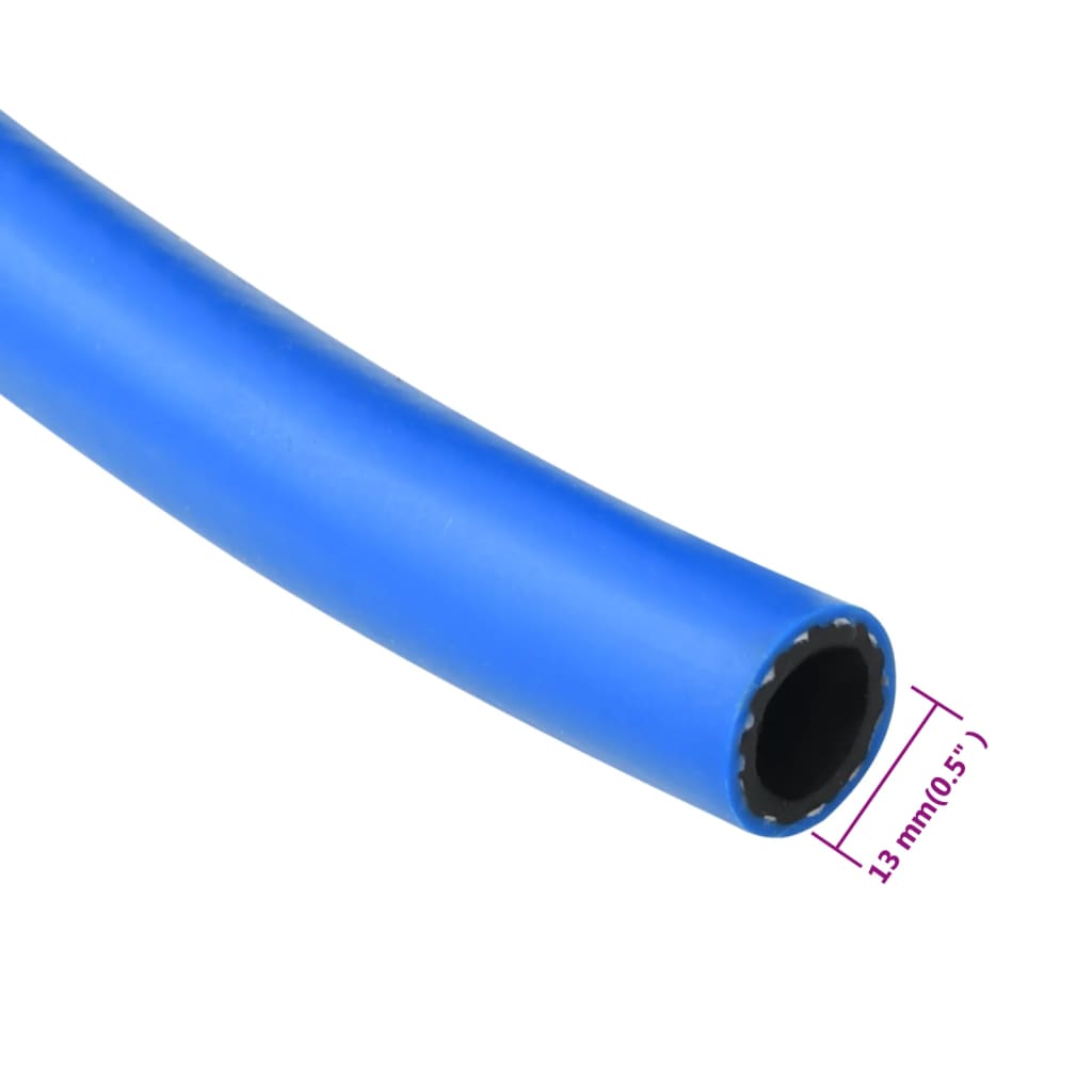 vidaXL Luftslange blå 0,7" 100 m PVC