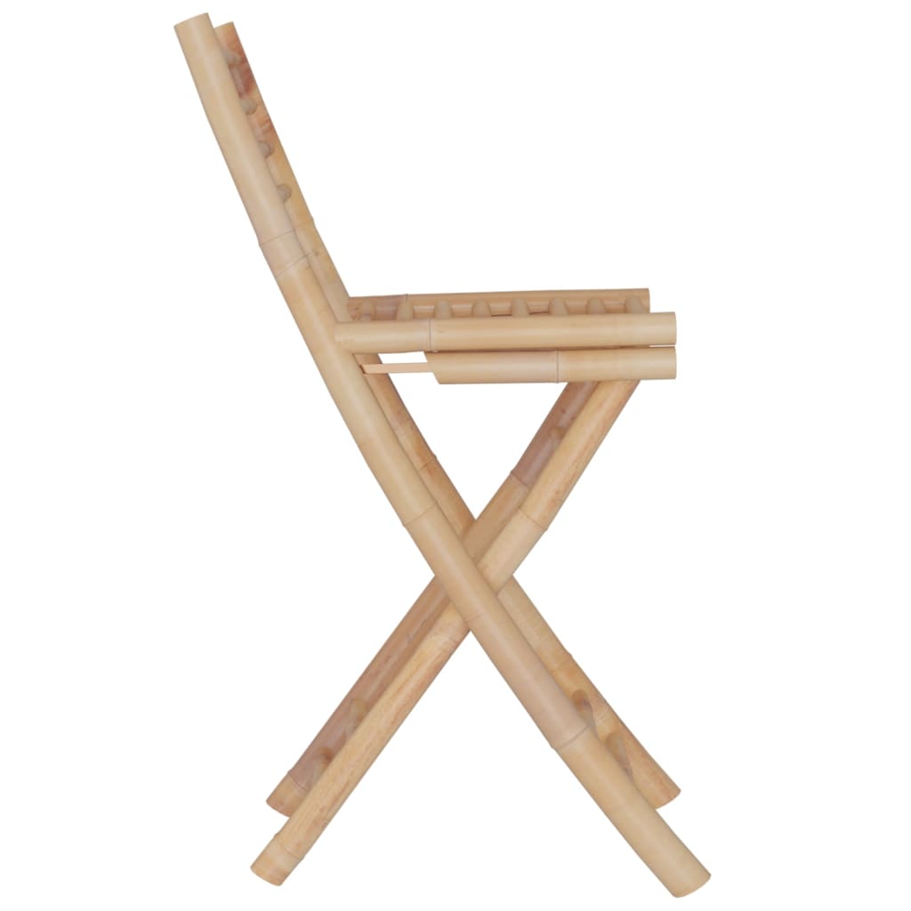 vidaXL Barsett 3 deler bambus