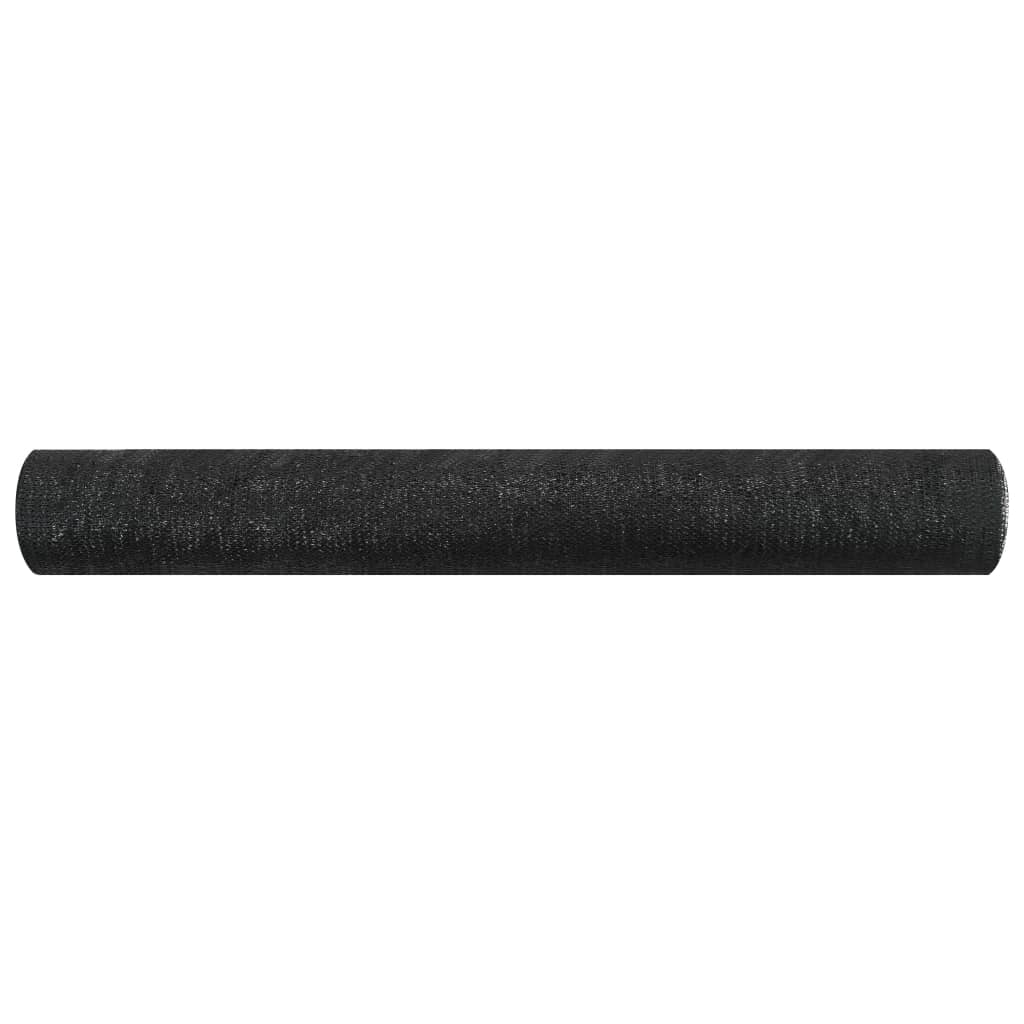 vidaXL Skjermnett svart 1,2x50 m HDPE 75 g/m²