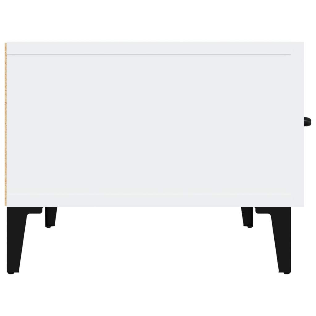 vidaXL TV-benk hvit 150x34,5x30 cm konstruert tre