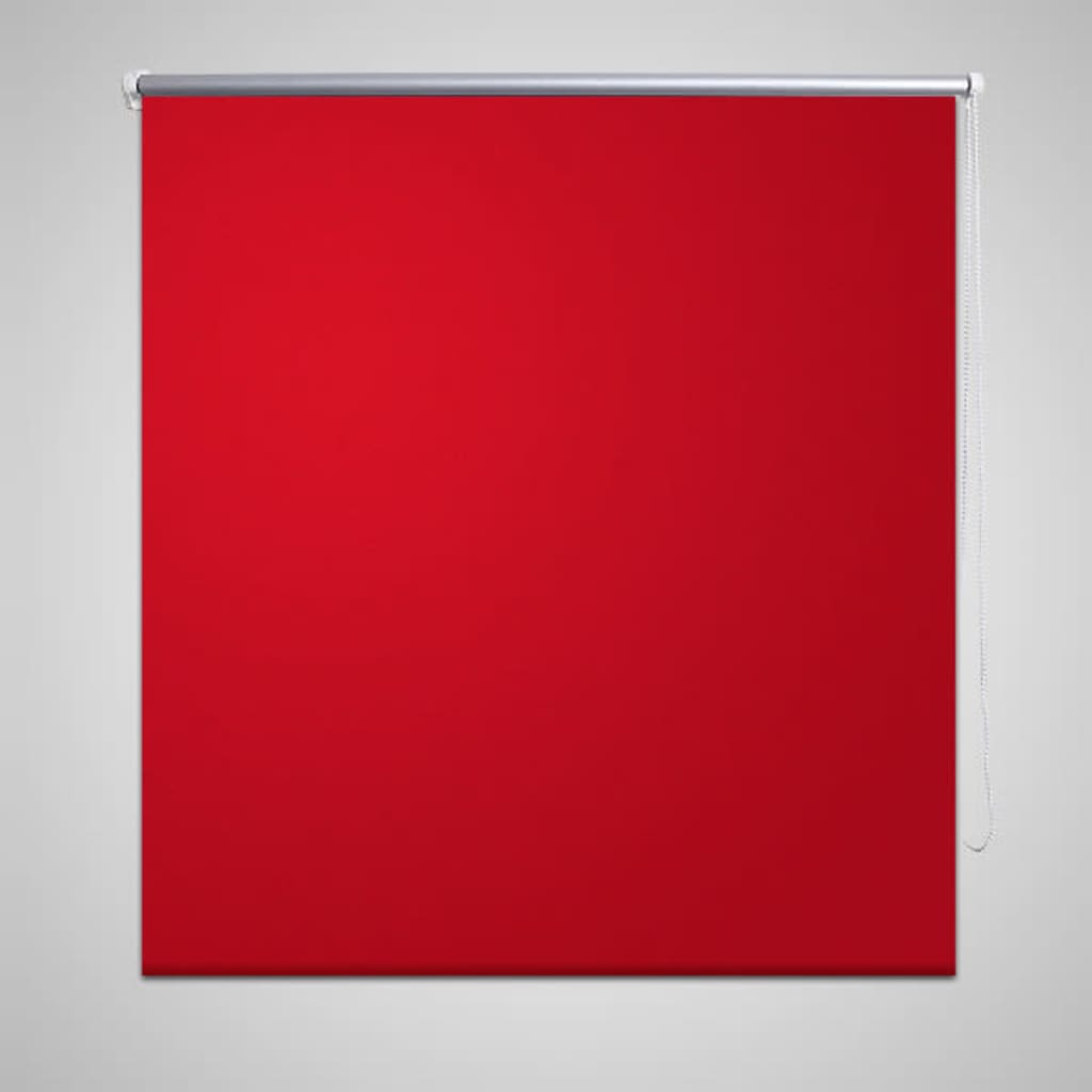 Rullegardin Blackout 80 x 230 cm Rød