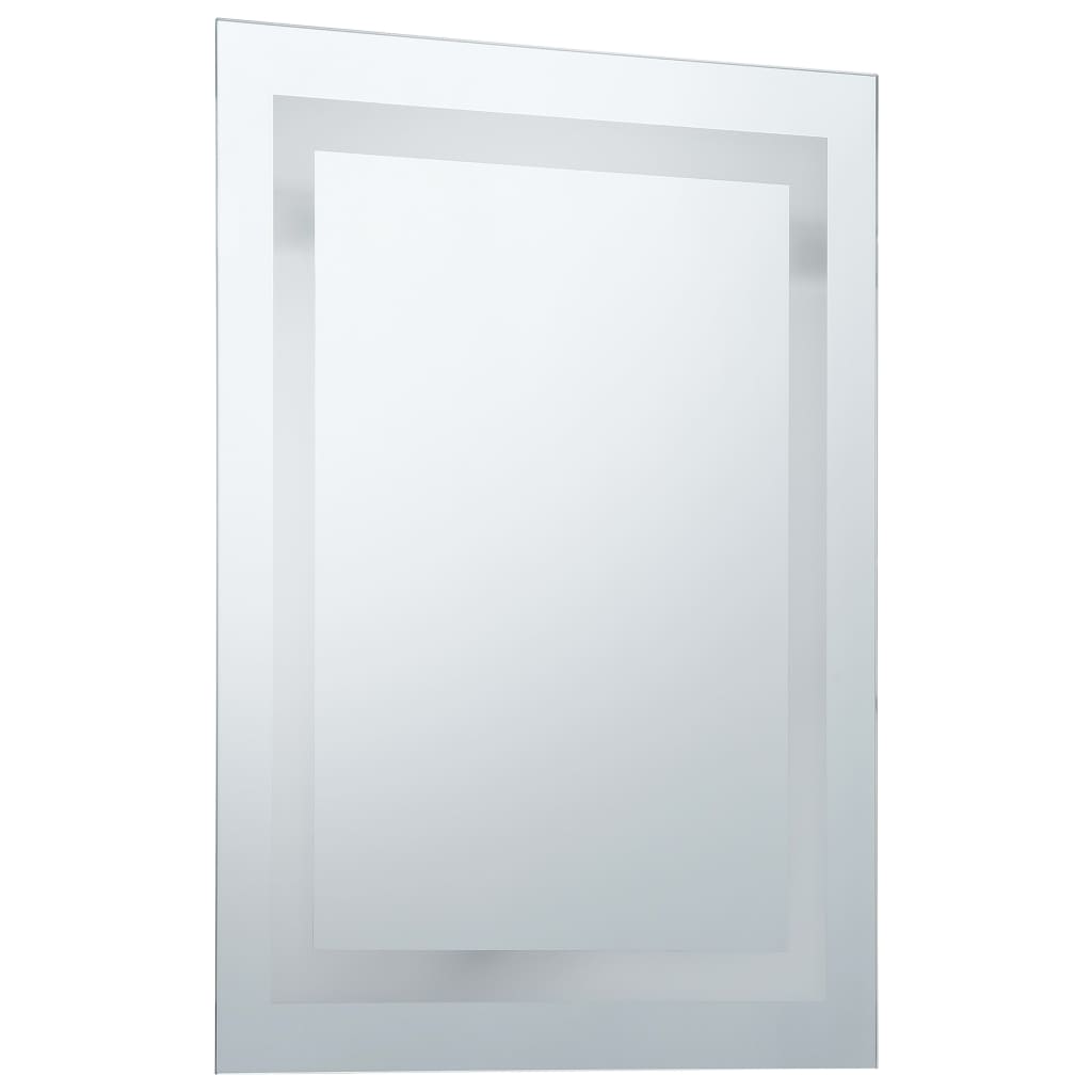 vidaXL LED-speil til bad med berøringssensor 60x100 cm