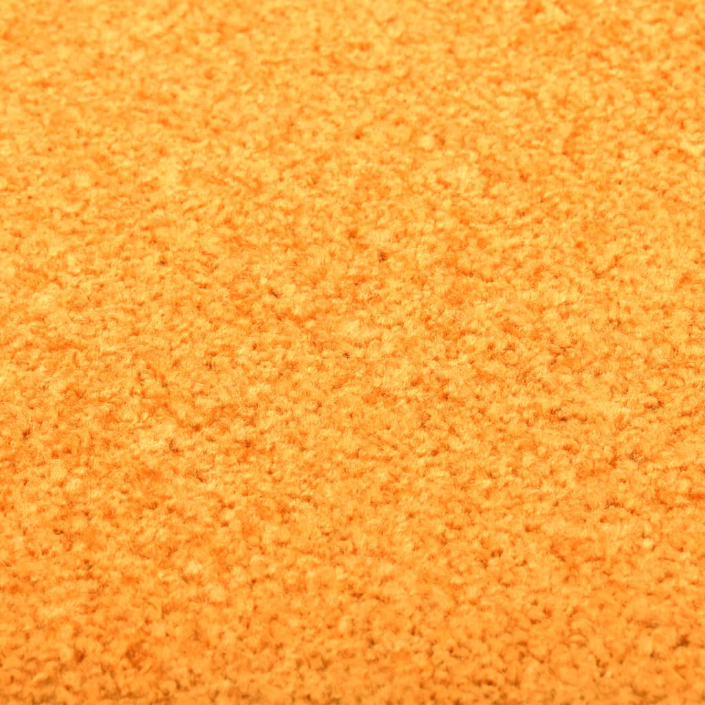 vidaXL Dørmatte vaskbar oransje 90x120 cm