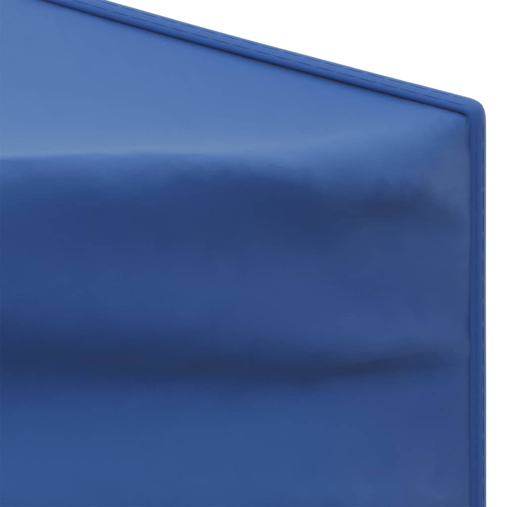 vidaXL Sammenleggbart festtelt med sidevegger blå 3x3 m