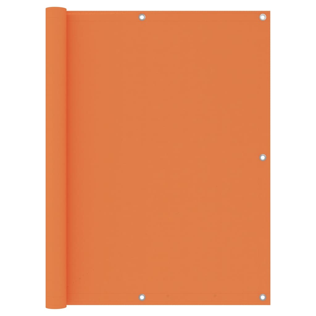 vidaXL Balkongskjerm oransje 120x500 cm oxfordstoff