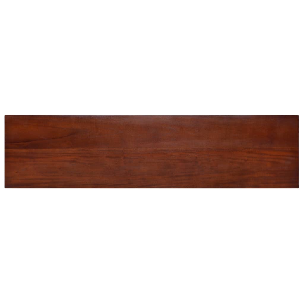 vidaXL Konsollbord klassisk brun 120x30x75 cm heltre mahogni