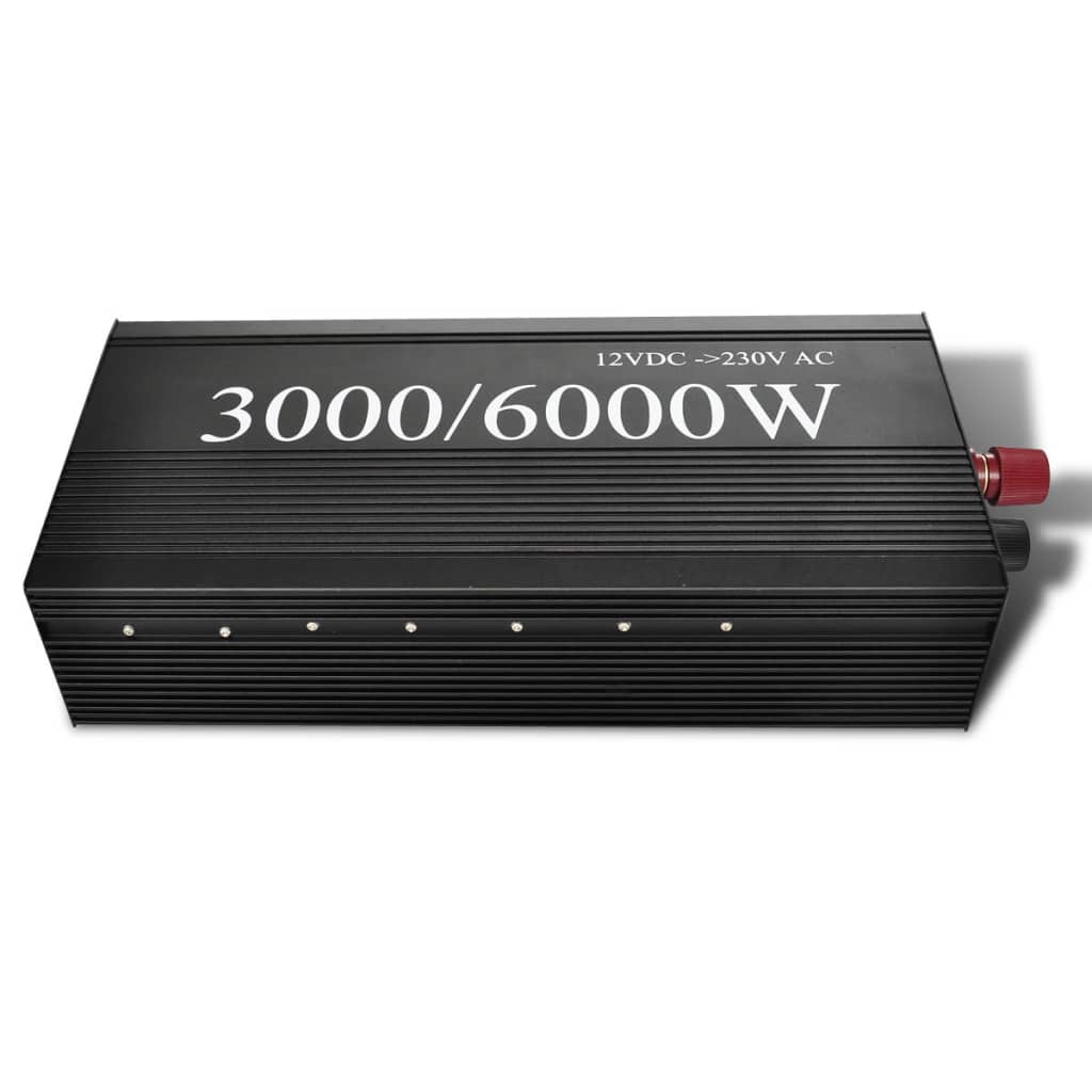 Omformer 3000 6000 Watt (svart)