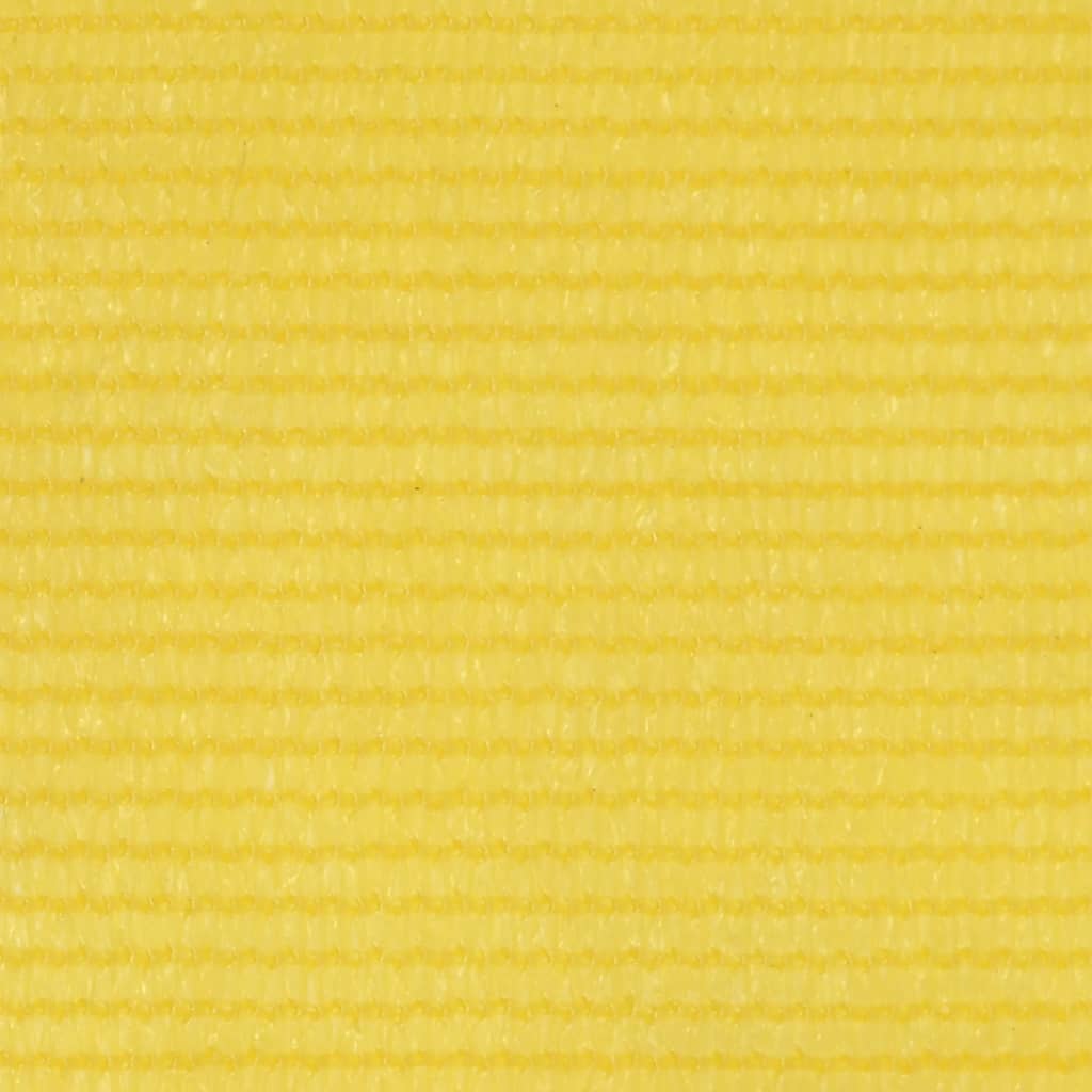 vidaXL Balkongskjerm gul 120x500 cm HDPE