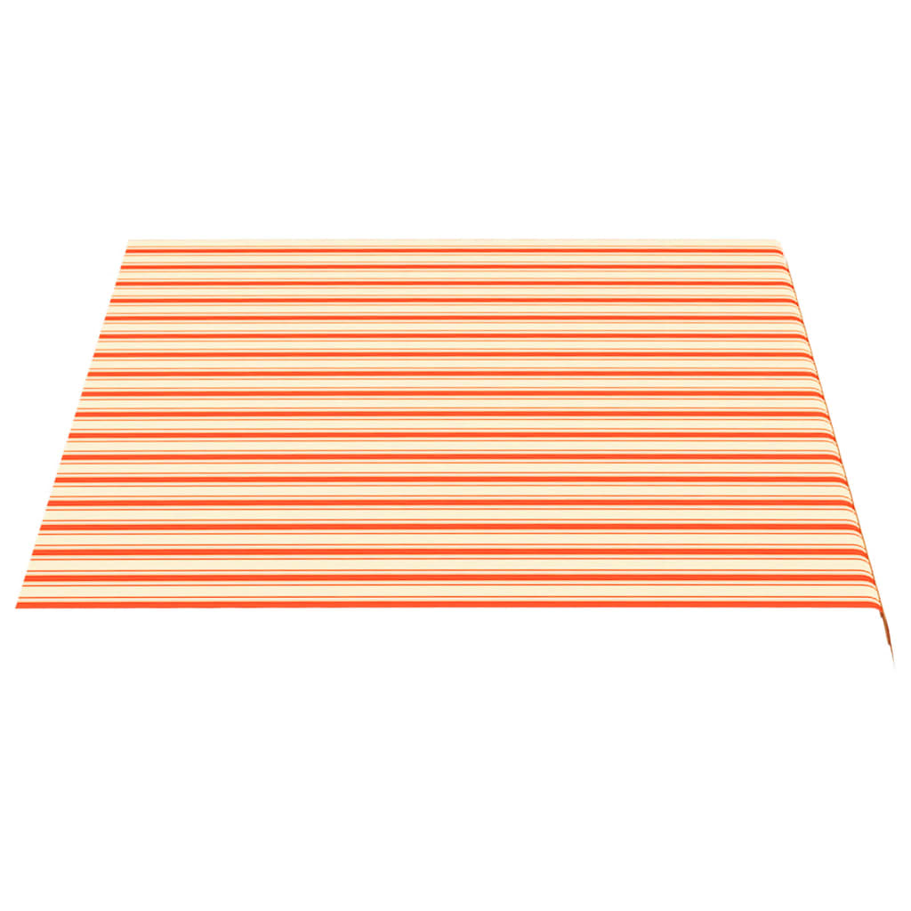 vidaXL Erstatningsduk for markise gul og oransje 3,5x2,5 m