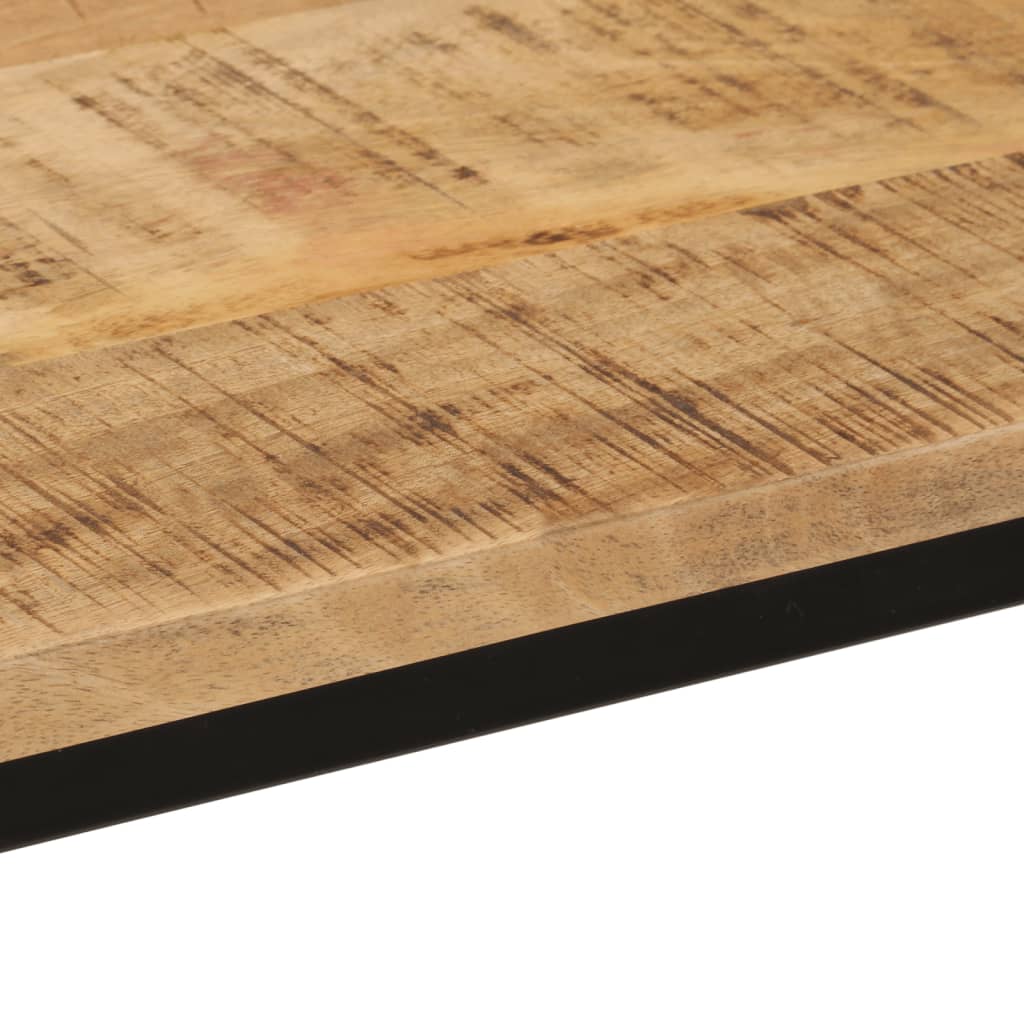 vidaXL Konsollbord 110x30x75 cm grovt heltre mangotre og jern